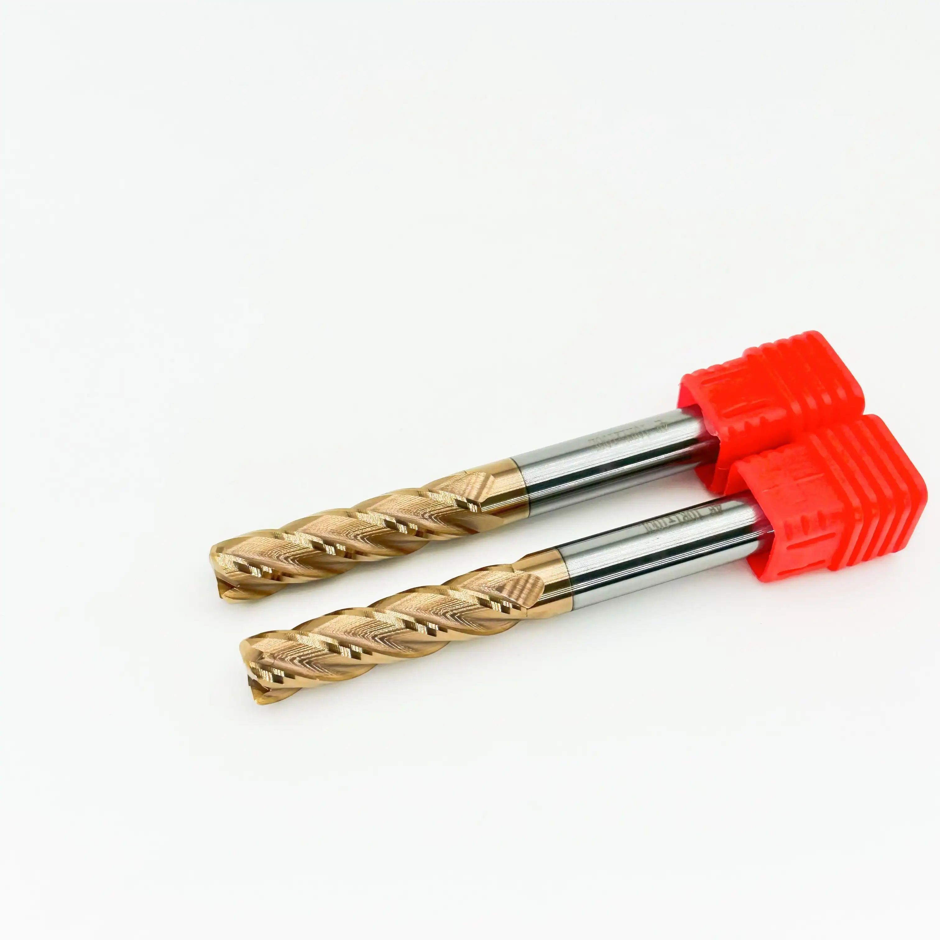 Premium Tungsten Carbide Corner Radius Endmill D10R1-100L-4F HRC56 ATW CNC Tool 1