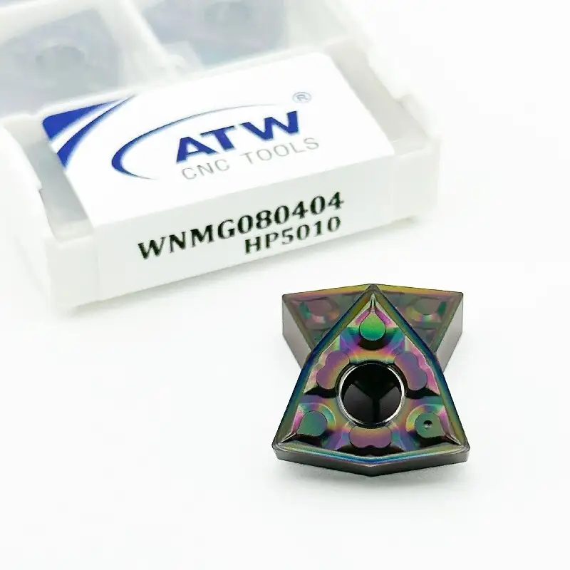 High-Speed Multicolor WNMG Carbide Inserts – Precision Machining for Hardened Quenched Steels 1