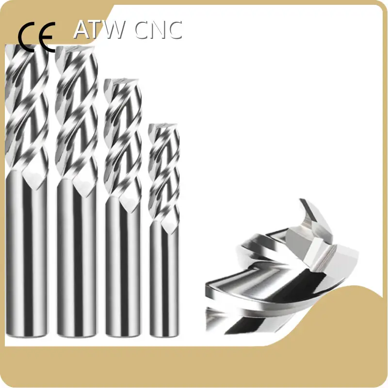 Tungsten Carbide End Mill Φ8*D8*60L*3FMaker 1