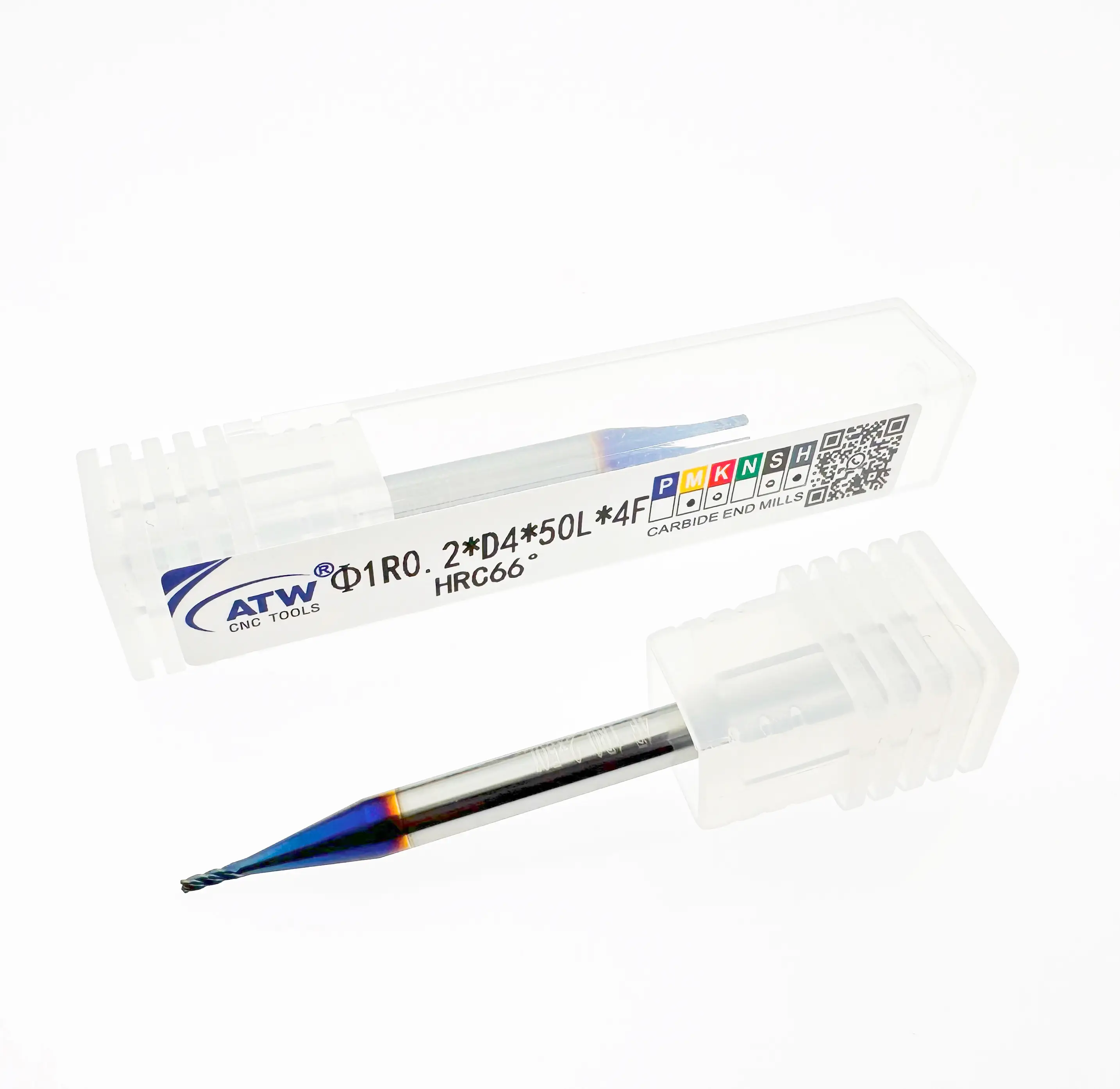 4 Flute Blue Nano Coated Corner Radius End Mill – High-Precision CNC Tool for Steel, Aluminum & Hardened Alloys 1