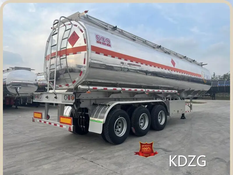 Fuel Tanker Trailer for Sale 70000kg - - KDZG Trailer Truck 1