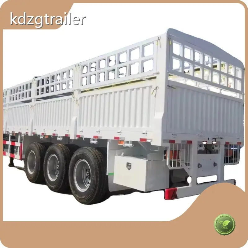 Custom Trailer with Fence Supply 1