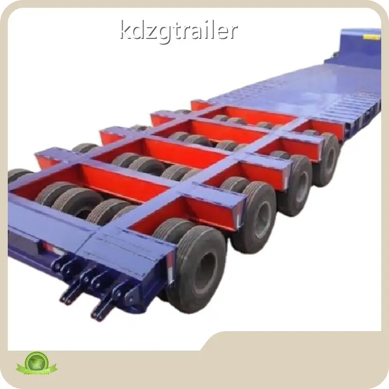 Semi Trailer Supply Fuel Transport - - KDZG Trailer Truck 1
