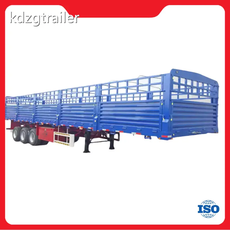 Trailer with Fence 10 by KDZG Trailer Truck 1