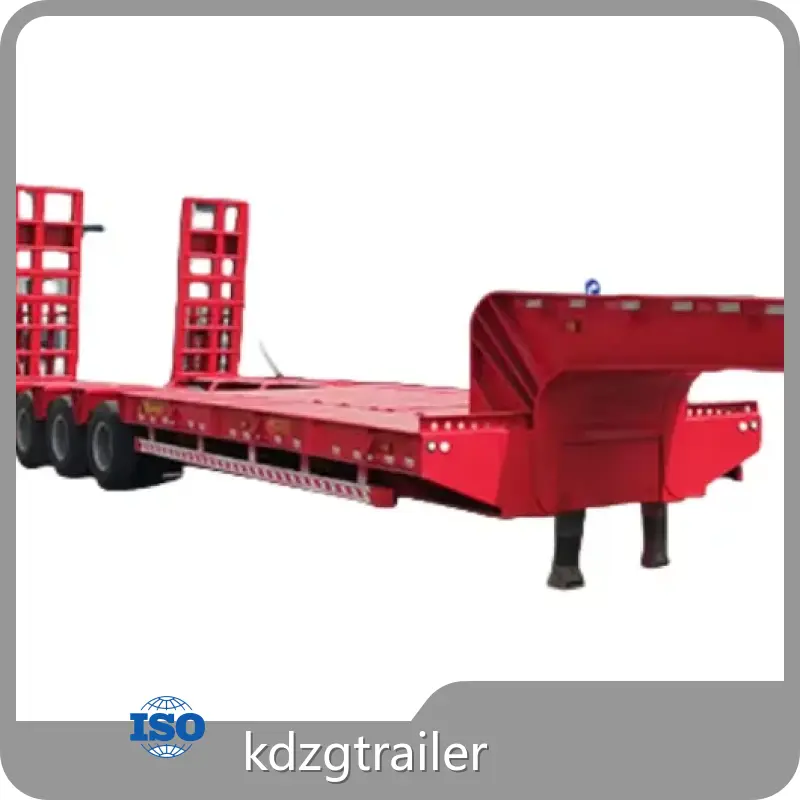 Flatbed Semi Trailer Manufacturers 10 - - KDZG Trailer Truck 1