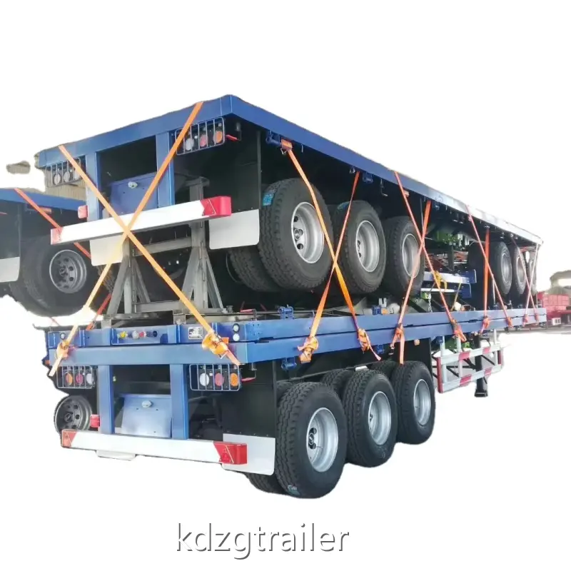 40 Foot Flatbed Trailer for Sale Truck Trailer - - KDZG Trailer Truck 1
