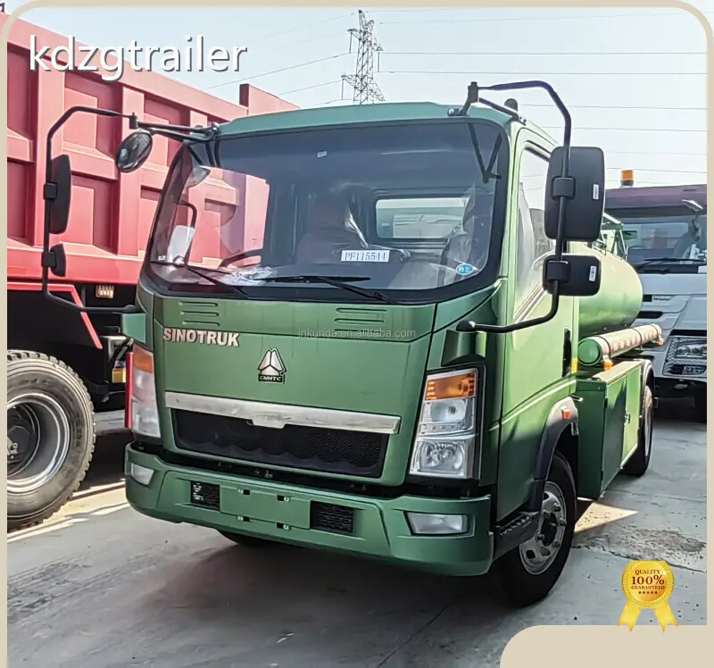 Gasoline Tanker Truck for Sale HW19710+HW70 - - KDZG Trailer Truck 1