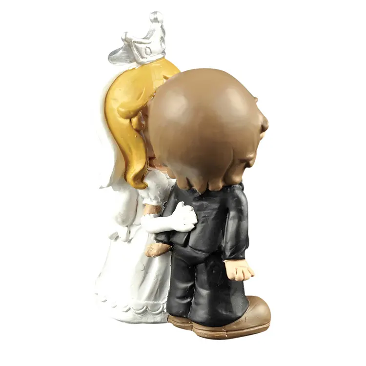 Ennas family statue wedding cake topper high-quality from best factory 4
