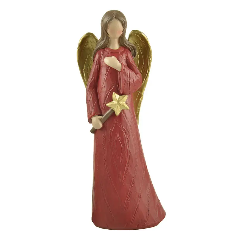 Ennas decorative angel christmas ornaments polyresin bulk production 1