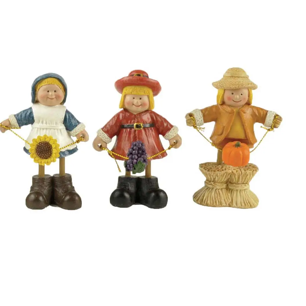 cartoon style fall figurines custom best factory price 1