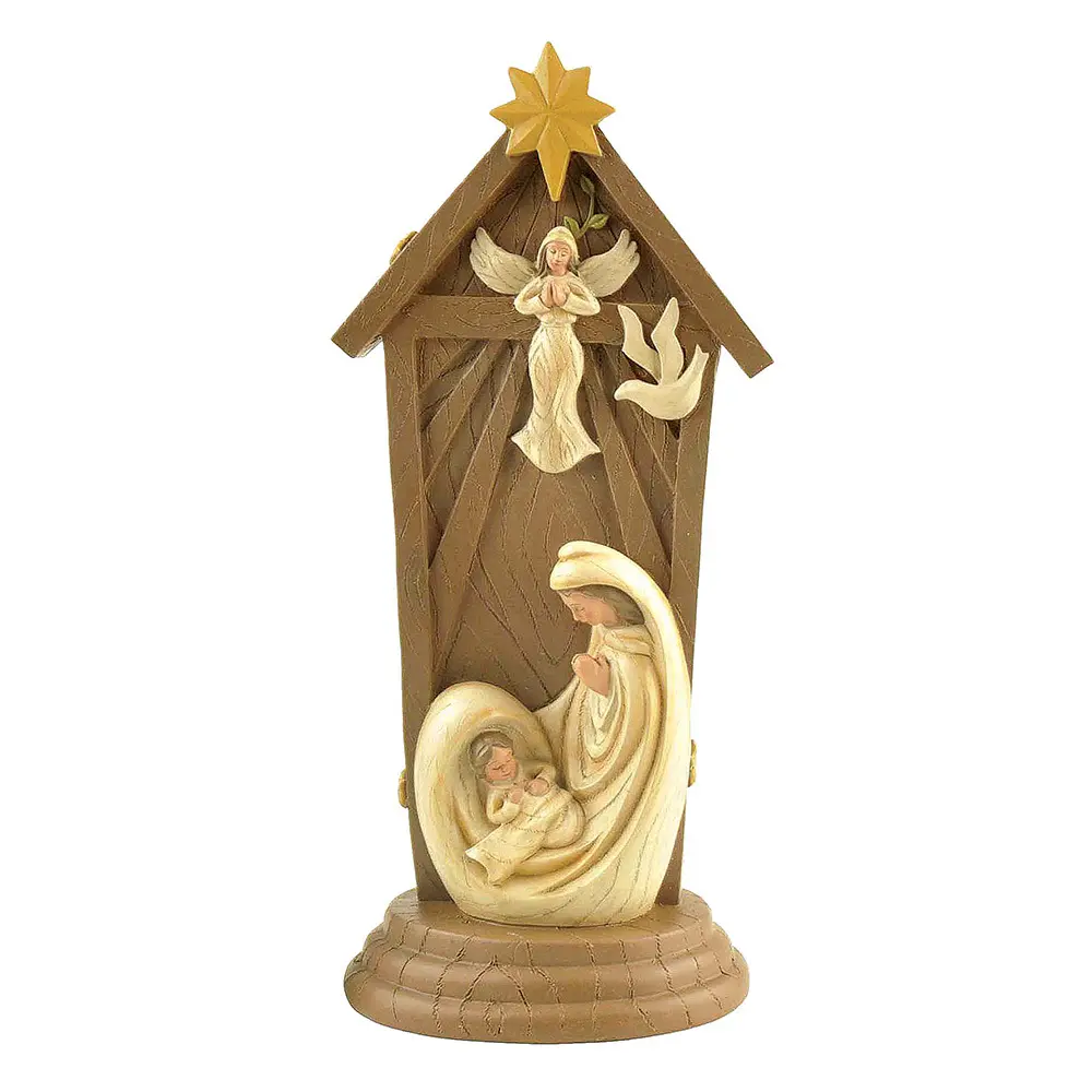 Ennas holding candle nativity set figurines popular 1