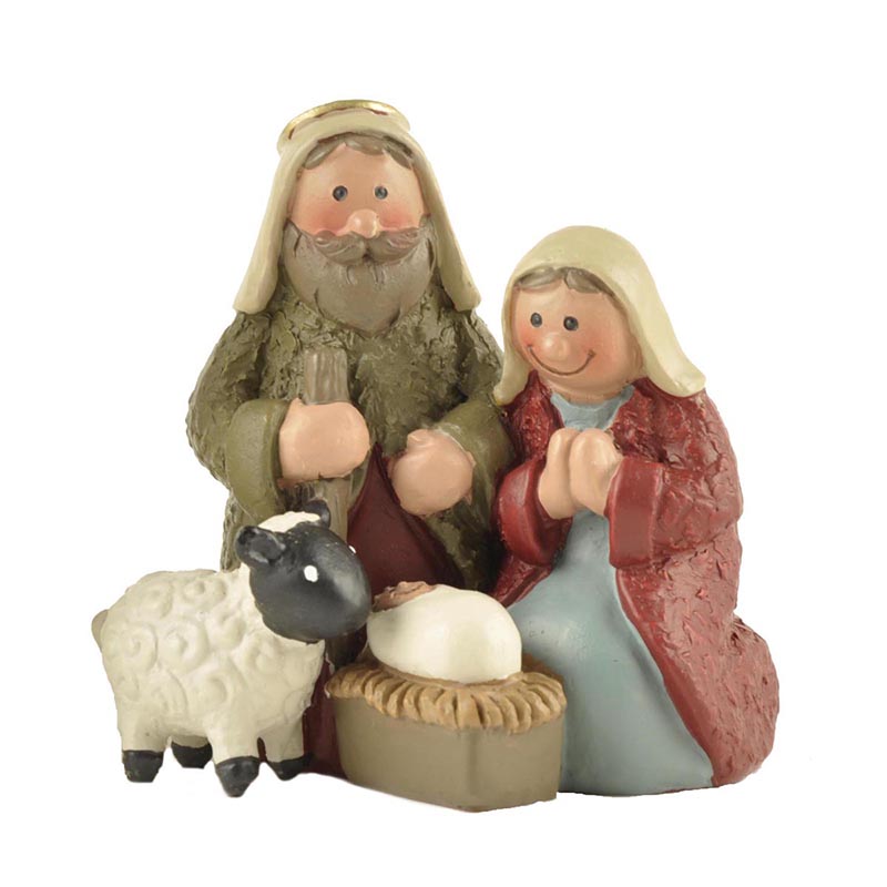 holding candle nativity set figurines eco-friendly hot-sale 1