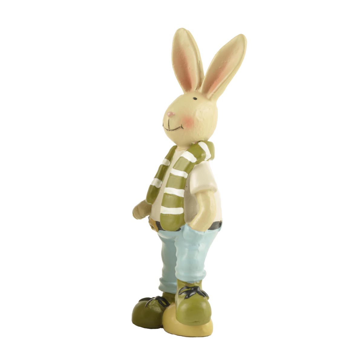 free sample vintage easter bunny figurines handmade crafts micro landscape 4