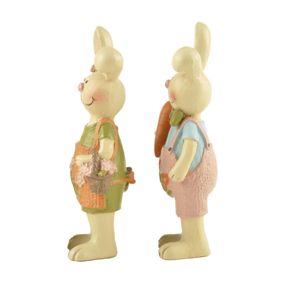 hot-sale easter rabbit statues polyresin home decor 4