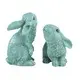 Ennas decorative vintage easter bunny figurines polyresin micro landscape 4