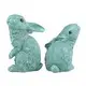 Ennas decorative vintage easter bunny figurines polyresin micro landscape 3