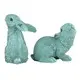 Ennas decorative vintage easter bunny figurines polyresin micro landscape 2