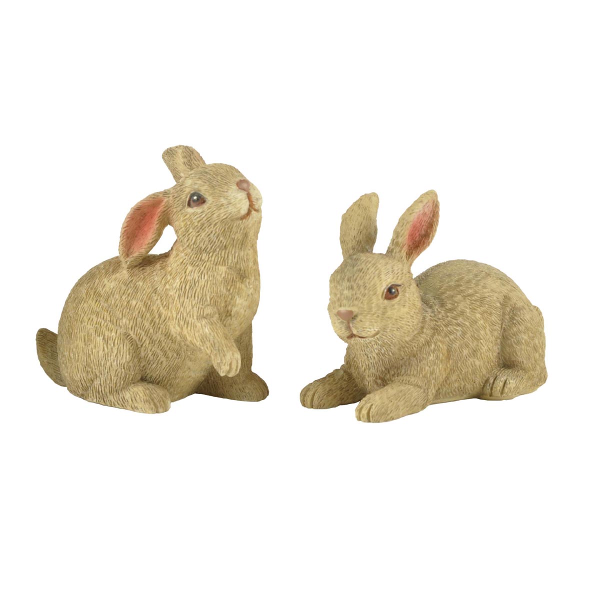 vintage easter bunny figurines polyresin home decor 1