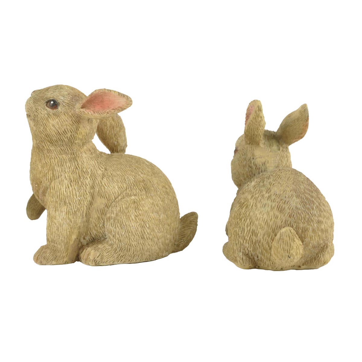 vintage easter bunny figurines polyresin home decor 2