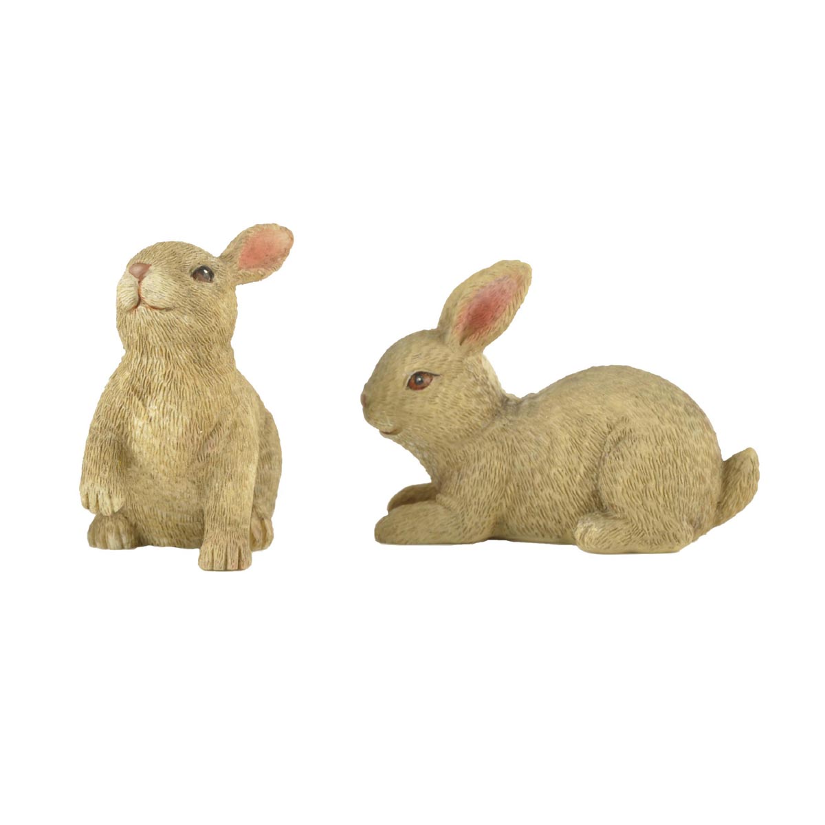 vintage easter bunny figurines polyresin home decor 4