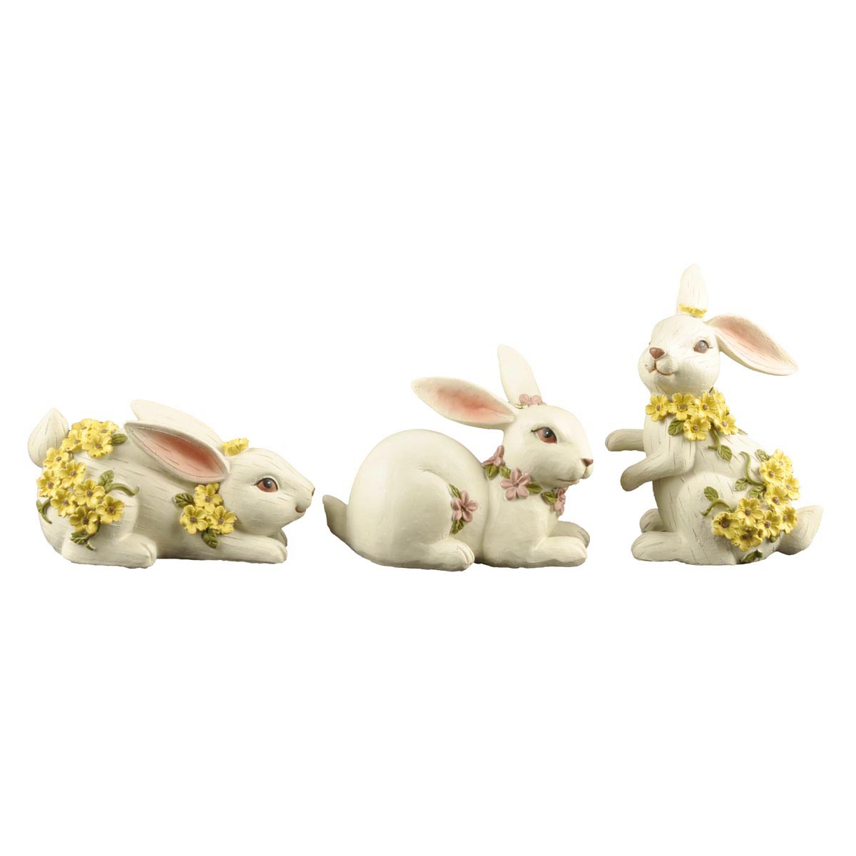 Ennas hot-sale vintage easter bunny figurines polyresin home decor 1