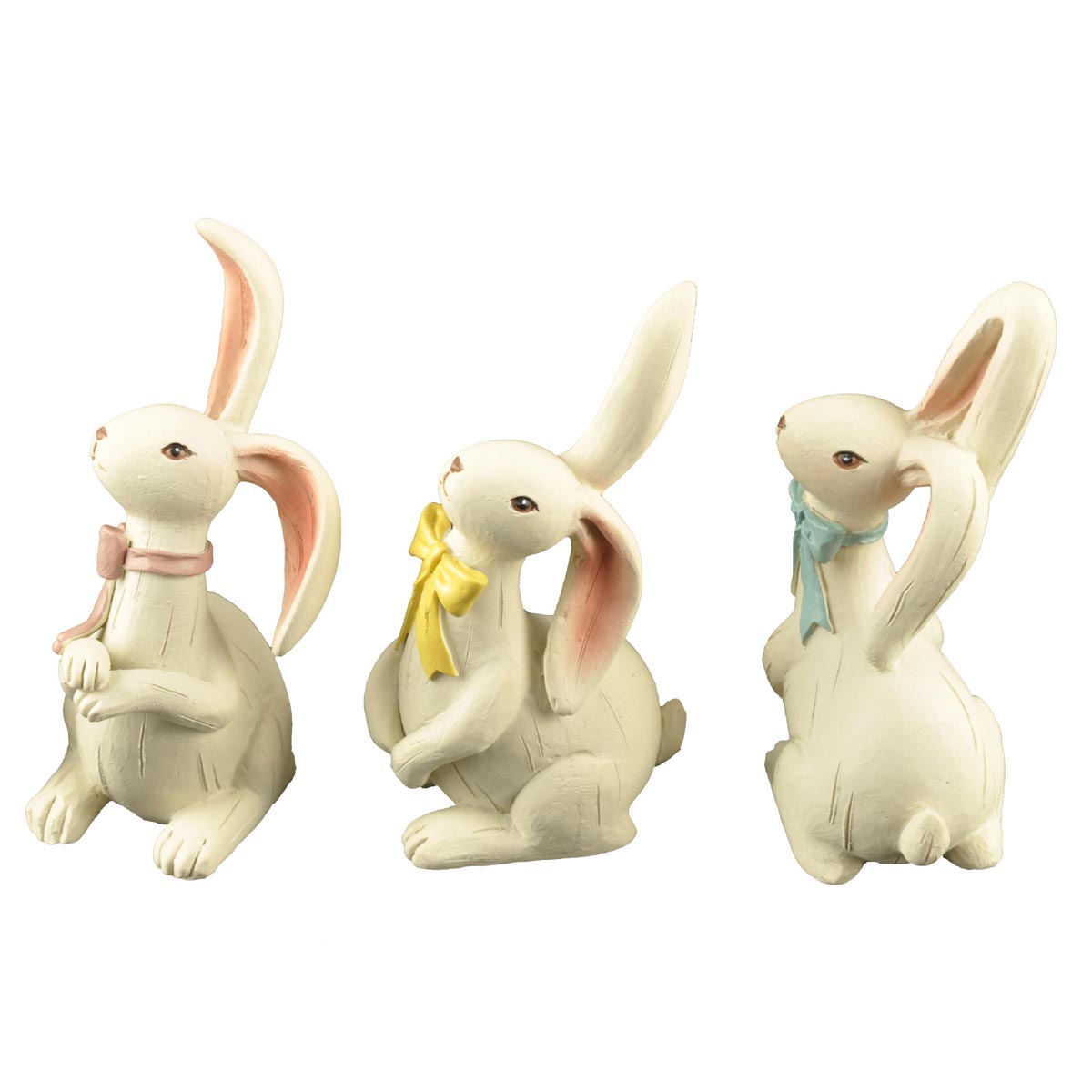 best quality vintage easter bunny figurines polyresin home decor2 2