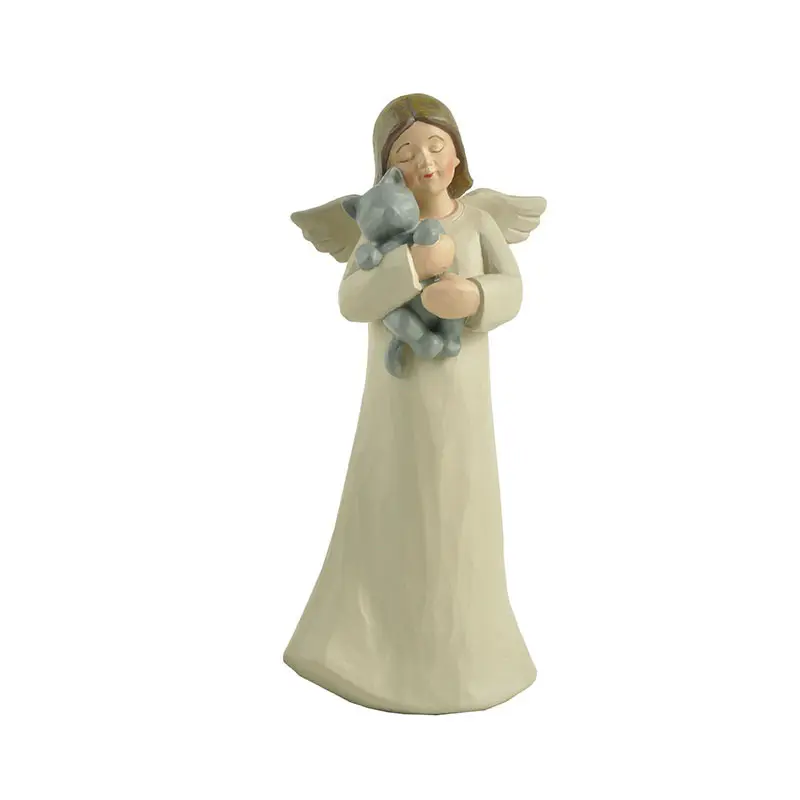 Ennas home decor mini angel figurines colored for ornaments1 1