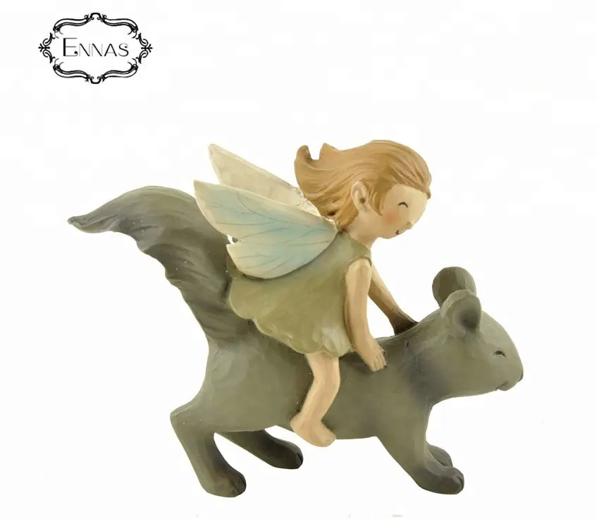 Ennas Factory Handmade Resin Angel Crafts Bright Blessings Angel Statue w flowers- Grandma for Birthday Gift 231-13684 1