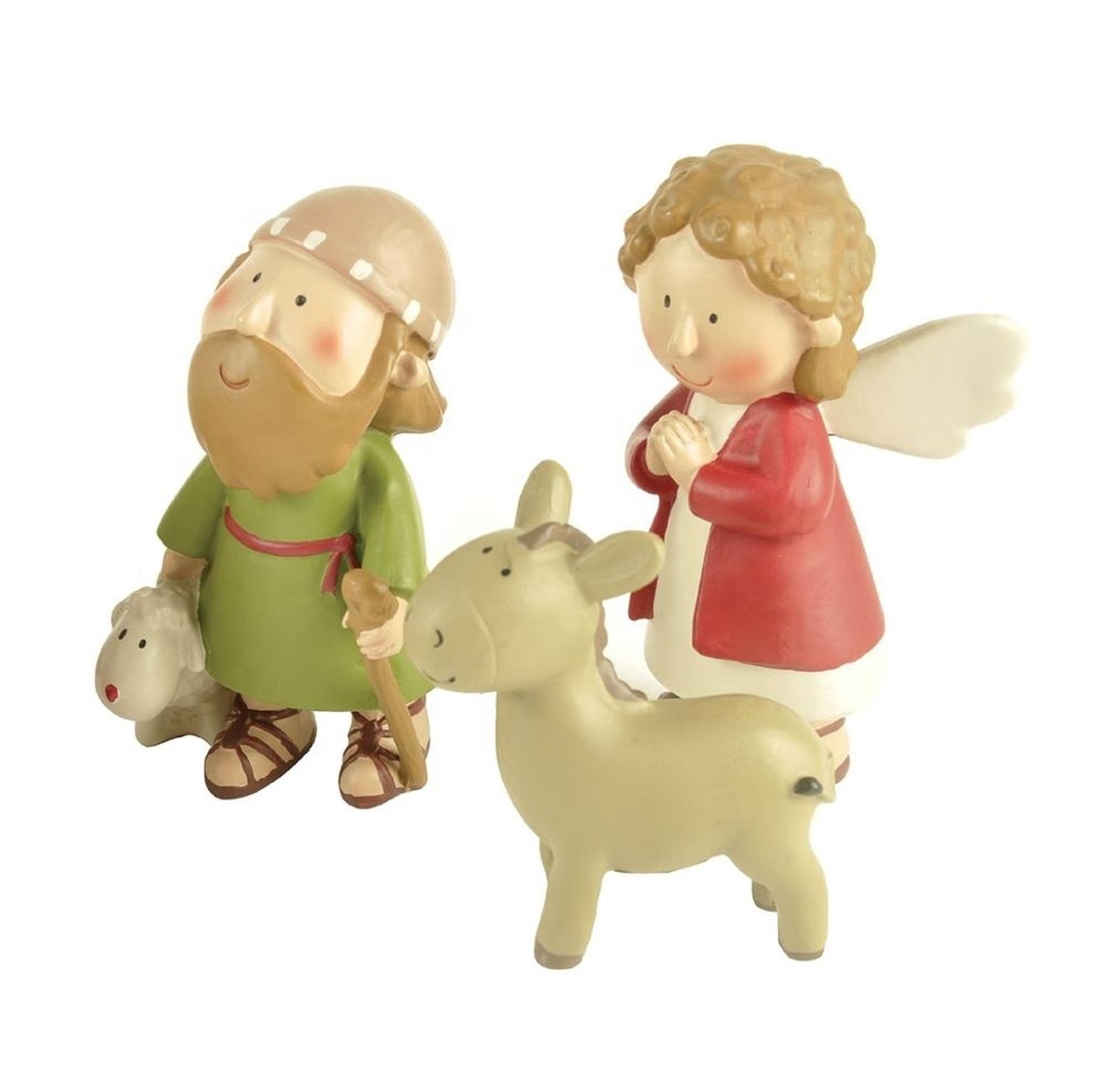 High quality resin little people nativity set for indoor and Christmas