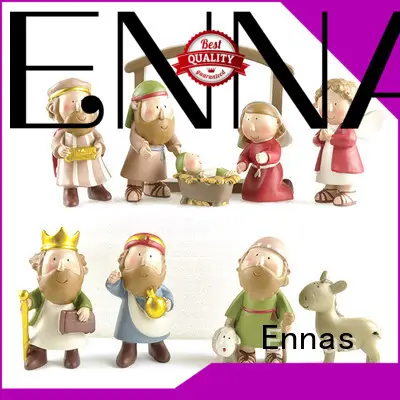 christian nativity set figurines eco-friendly holy gift Ennas 1