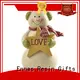 Snowman with Ear Muff Holding Star Mini Christmas Figurines 1