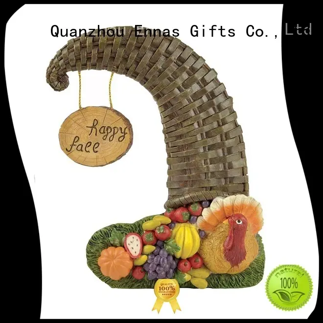 Factory Custom Made Home Decoration Resin Autumn Harvest Statue 1