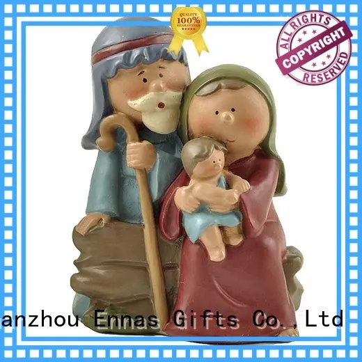 Polyresin Religious Holy Family Nativity Set Craft For Decoration 1