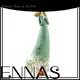 Beautiful Resin Angel Ornaments Crafts Artificial Flower Fairy Figurines 1