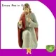 Religious Sculptures Crafts Polyresin Squating Jesus Statue 1