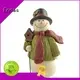 Collectible Christmas Ornaments Decoration Polyresin Snowman figurine with bird house 1