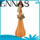 Home Decor Polyresin Autumn Gifts Pumpkin Girl Figurine with Basket 1