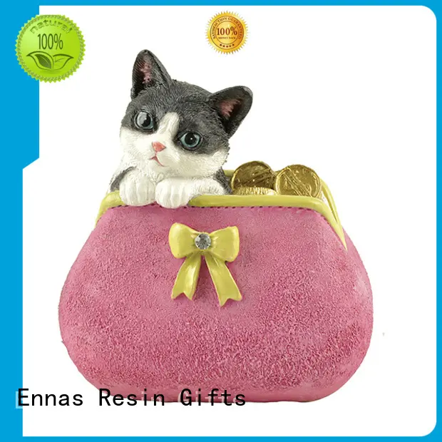 Decorative Polyresin Cute Cat Figurine, Resin Cat Model, Polyresin Cat Sculpture 1