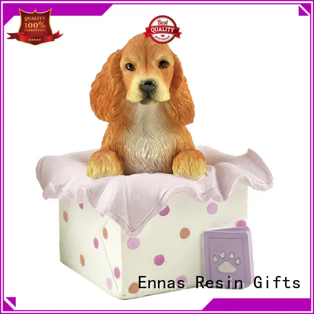 Hot Polyresin Material Dog Figurine Handmade 3D Realistic Home Decor Resin Craft 1