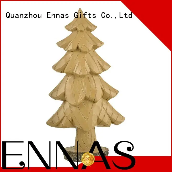 Large Tree on the Stump Base Christmas Figurines 1