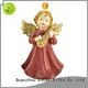 Playing Moon Lute Angel Figurines 
 Statues 1