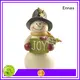 Snowman with Gift Box Resin Christmas Figurines 1
