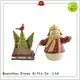 Snowman with Tree on Sleigh Christmas Figurine 1