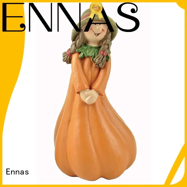 Fairy Garden Farm Harvest Pumpkin Girl Figurine1 1