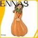 Fairy Garden Farm Harvest Pumpkin Girl Figurine1 1