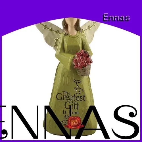 decorative mother angel figurine colored at discount Ennas 1