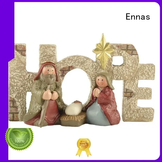 Ennas eco-friendly nativity set popular family decor 1