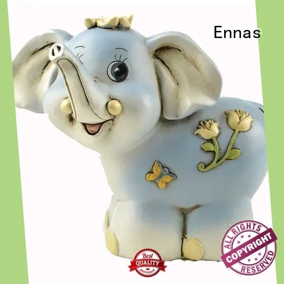 Ennas 3d collectible dog figurines handmade resin craft 1