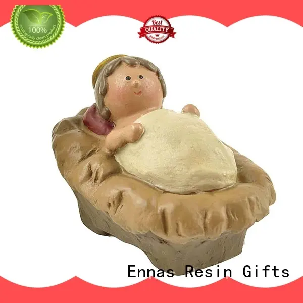 Ennas holding candle nativity set animals bulk production craft decoration 1