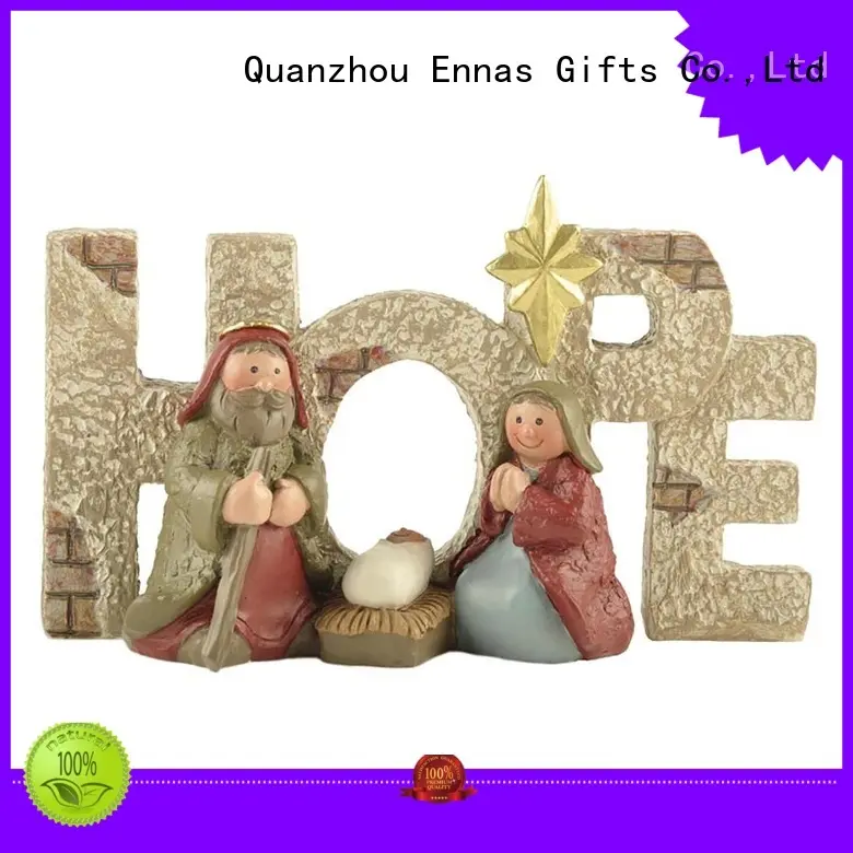 Ennas eco-friendly catholic figurines promotional family decor 1
